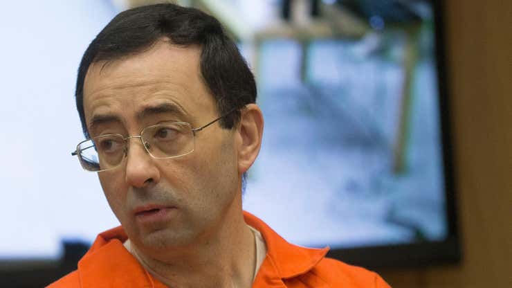 Image for Larry Nassar got shanked in prison — it’ll be hard finding anyone who feels sorry for him